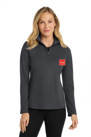 Port Authority® Ladies Pinpoint Mesh 1/2-Zip