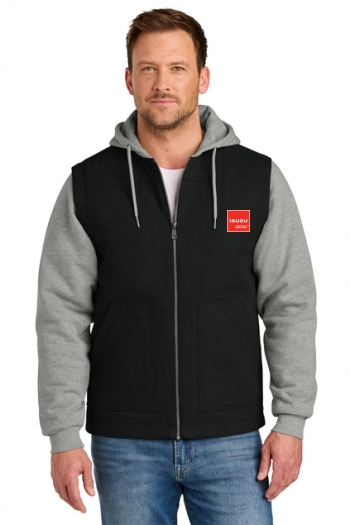 CornerStone® Duck Fleece Full-Zip Hooded Jacket